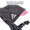 MUV by Baby Trend Tango Pro Stroller Travel System side peek-a-boo windows with silent magnetic flaps