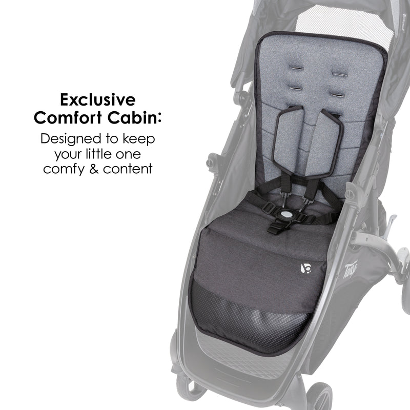 Baby Trend Tango Stroller Travel System exclusive comfort cabin designed to keep your little one comfy and content