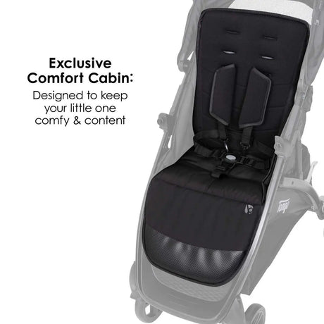 Baby Trend Tango Stroller comfort cabin, designed to keep little one comfy
