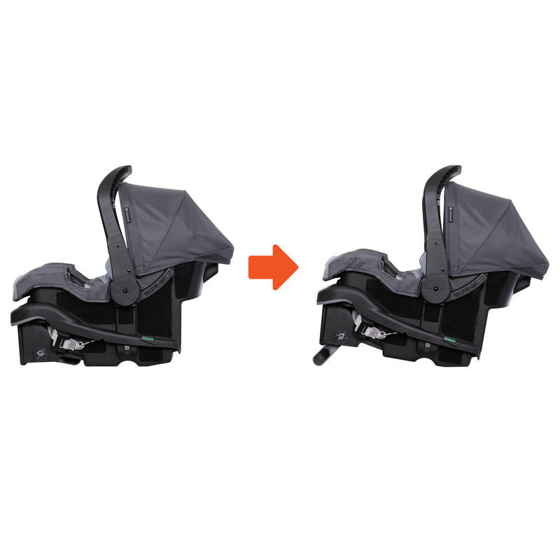 Base recline on the Baby Trend EZ-Lift 35 PLUS Infant Car Seat