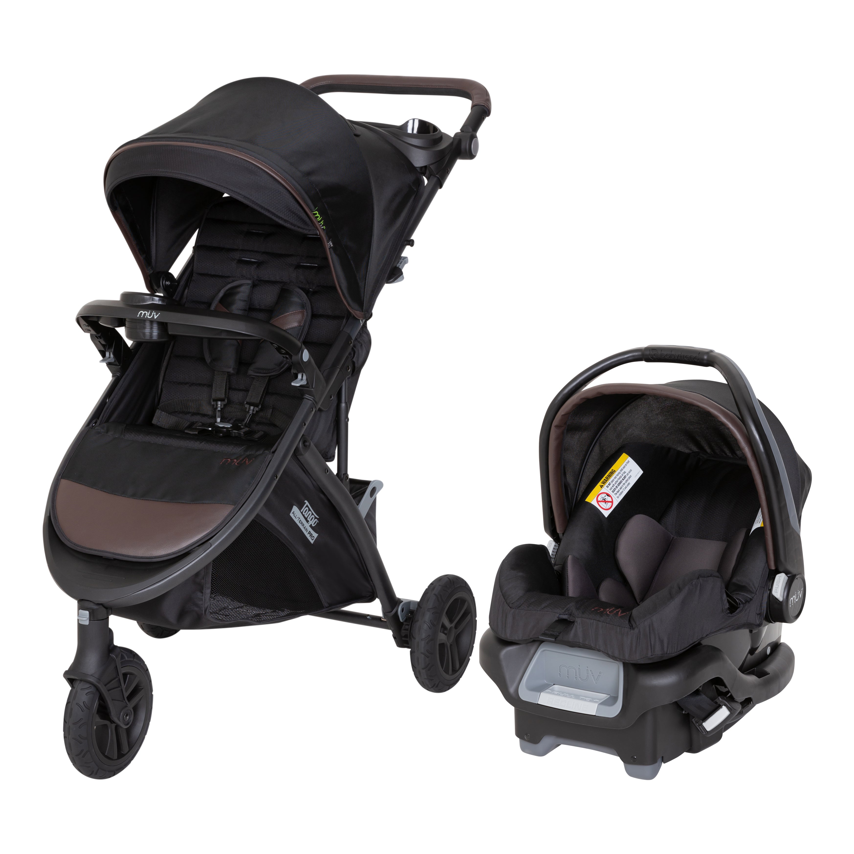 MUV by Baby Trend Tango Pro Stroller Travel System with Ally 35 Infant Car Seat