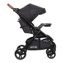 Load image into gallery viewer, Baby Trend Passport Cargo Stroller Travel System side view with large rear pocket storage
