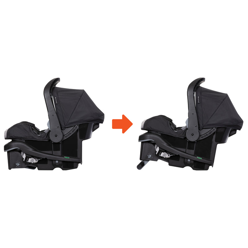 Baby Trend EZ-Lift 35 PLUS Infant Car Seat reclining flip foot