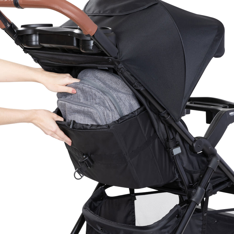 Stroller Cargo | Travel 35 Passport Trend Exclusive System | Seat PLUS Infant EZ-Lift™ Car Target Baby Black with Bamboo