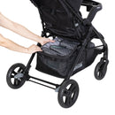 Load image into gallery viewer, Baby Trend Passport Cargo Stroller Travel System large storage basket with rear access