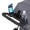 Baby Trend Sonar Seasons Stroller Travel System includes parents tray with center console and two cup holders