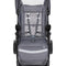 Baby Trend Sonar Seasons Stroller Travel System backrest rolled up for a mesh air-flow for child comfort