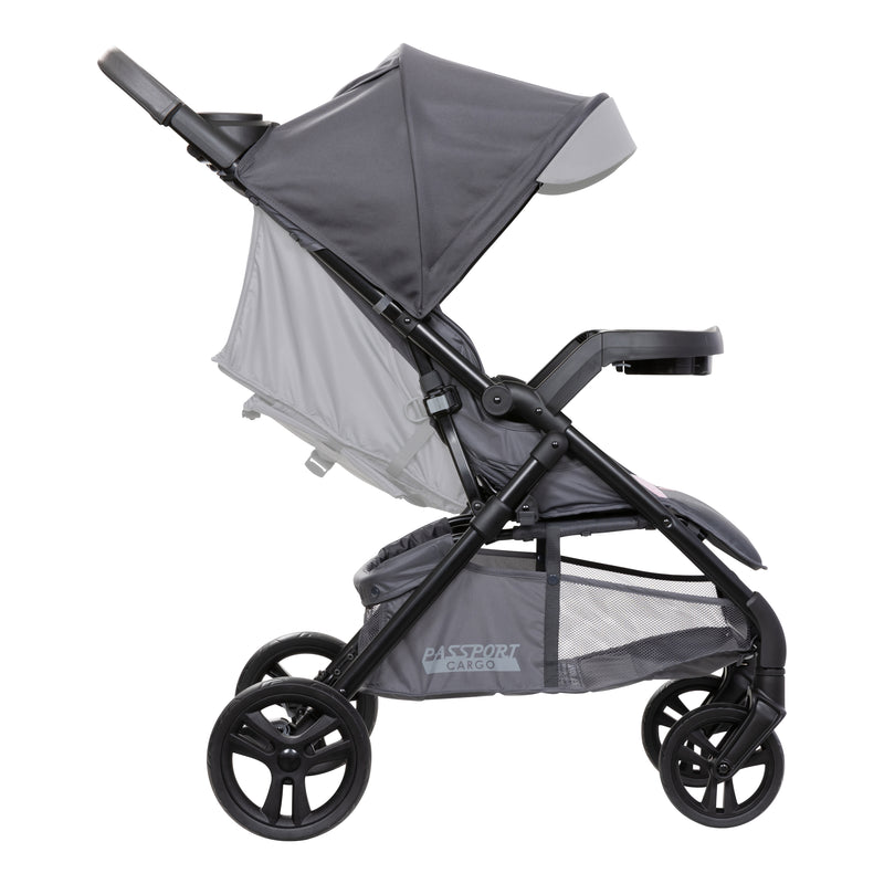Baby Trend Passport Cargo Travel System reclining seat and canopy with sun visor