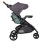 Side view with the cargo in use of the Baby Trend Sonar Cargo 3-Wheel Stroller Travel System