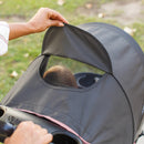 Load image into gallery viewer, Baby stroller with peek-a-boo on the canopy for parents to see their child