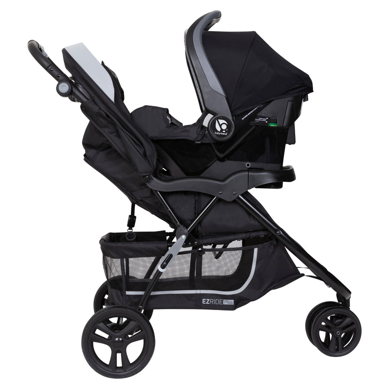 EZ Ride PLUS Stroller Travel System with Ally 35 Infant Car Seat - Carbon Black (Target Exclusive)