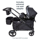 Load image into gallery viewer, Baby Trend Expedition 2-in-1 Stroller Wagon PLUS includes universal car seat adapter
