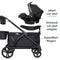 Baby Trend Expedition 2-in-1 Stroller Wagon PLUS Baby Trend Expedition 2-in-1 Stroller Wagon PLUS includes universal infant car seat adapter