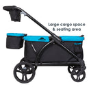 Load image into gallery viewer, Baby Trend Expedition 2-in-1 Stroller Wagon PLUS has large cargo space and seating area