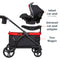 Baby Trend Tour 2-in-1 Stroller Wagon comes with universal infant car seat adapter for baby