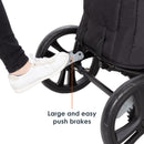 Load image into gallery viewer, Baby Trend Tour 2-in-1 Stroller Wagon has large and easy push brakes