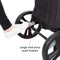 Baby Trend Tour 2-in-1 Stroller Wagon has large and easy push brakes