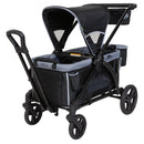 Load image into gallery viewer, MUV by Baby Trend Expedition 2-in-1 Stroller Wagon PRO for two children in black and grey