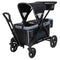 MUV by Baby Trend Expedition 2-in-1 Stroller Wagon PRO for two children in black and grey