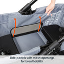Load image into gallery viewer, MUV by Baby Trend Expedition 2-in-1 Stroller Wagon PRO with side panels with mesh opening for breathability