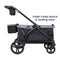 MUV by Baby Trend Expedition 2-in-1 Stroller Wagon PRO has large cargo space and seating area