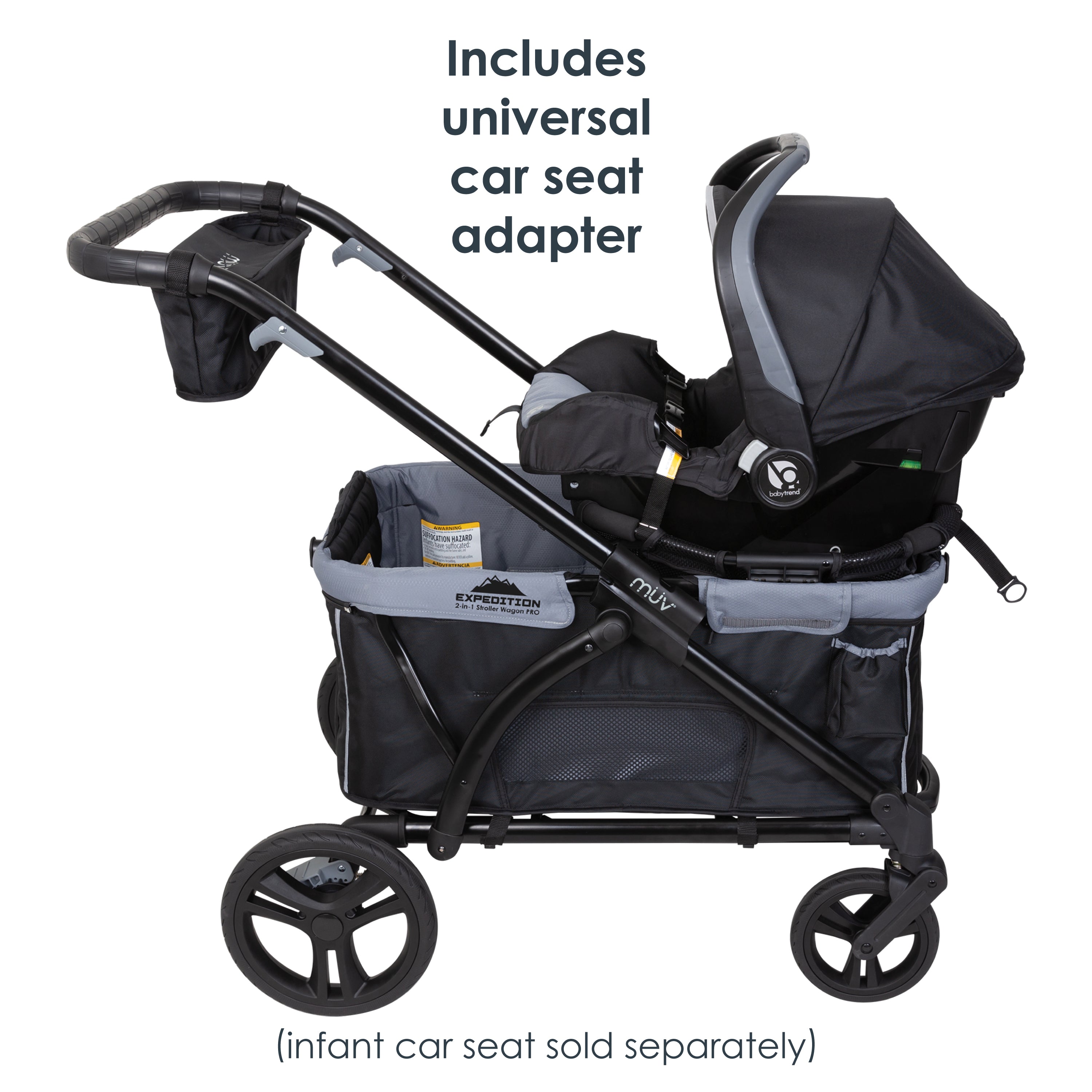 MUV® 2-in-1 Baby Equinox Wagon | Trend Stroller Expedition® PRO