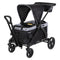 Baby Trend Tour 2-in-1 Stroller Wagon in grey and black neutral fashion colors