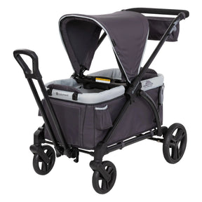 Baby Trend Expedition 2-in-1 Stroller Wagon in Liberty Midnight grey color