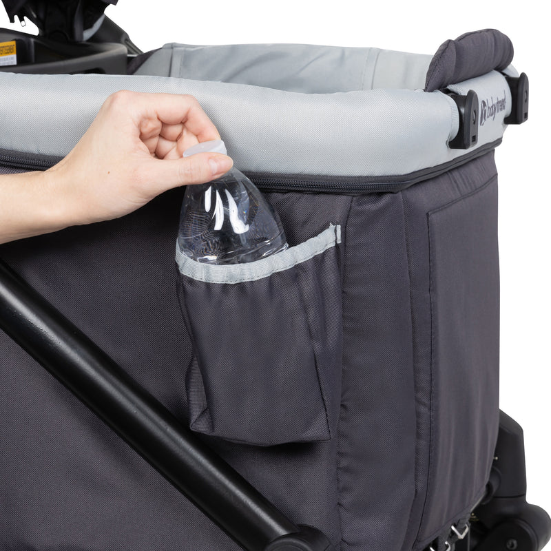 Baby Trend Expedition 2-in-1 Stroller Wagon side pocket for extra storage