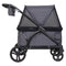 Baby Trend Expedition 2-in-1 Stroller Wagon canopy with mesh cover for full coverage from sun