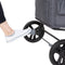 Baby Trend Tour LTE 2-in-1 Stroller Wagon comes with rear wheels brake