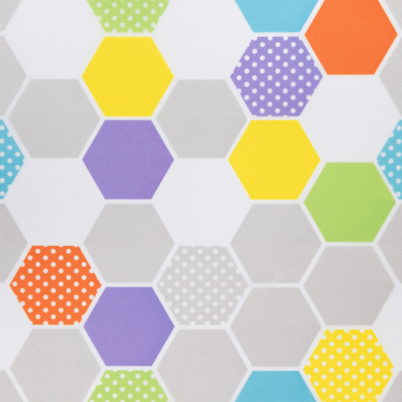 Baby Trend colorful hexagon fabric pattern fashion