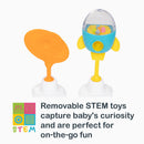 Load image into gallery viewer, Removable STEM toys capture baby's curiosity and are perfect for on-the-go fun of the Smart Steps Trend Activity Walker