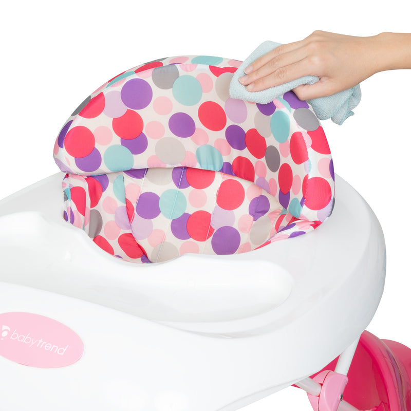 Baby Trend Orby Activity Walker easy clean seat pad