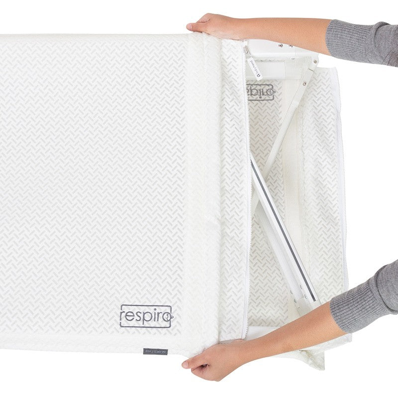 Respiro™ Crib Mattress Infant Sleep Surface- Warm White