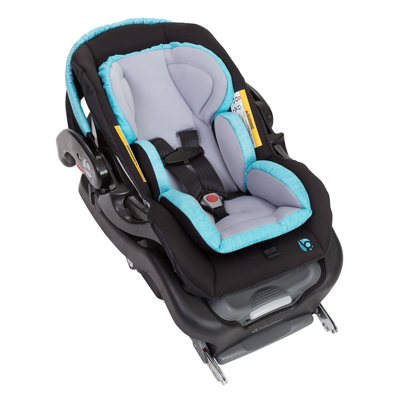 Baby Trend Secure Snap Tech 35 Infant Car Seat in Tide Blue with plush padding