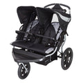 Baby Trend Navigator Lite Double Jogger Stroller in black and grey color