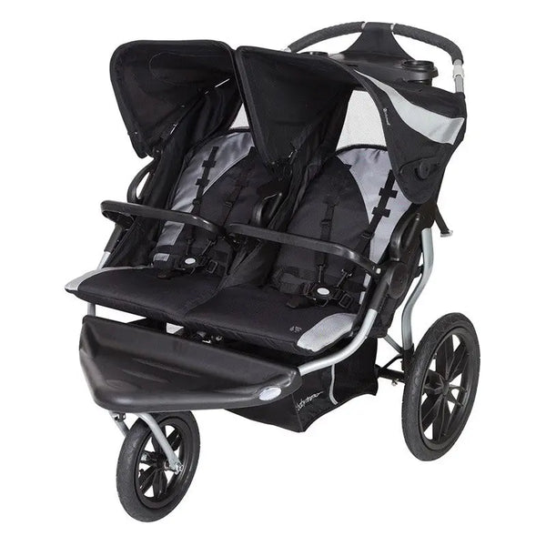 lightweight double jogging stroller Baby Trend Navigator Lite Double Jogger Stroller