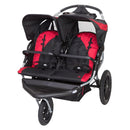 Load image into gallery viewer, Baby Trend Navigator Lite Double Jogger Stroller in black and red color fashion
