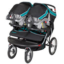 Load image into gallery viewer, Baby Trend Navigator Double Jogger Stroller accepts two infant car seats