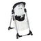 Rear view with tray storage of the Baby Trend Trend High Chair