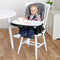 Booster mode on dining chair of the Baby Trend A La Mode Snap Gear 5-in-1 High Chair