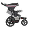 Side view of the Baby Trend Range Jogger Stroller with child reclining seat