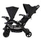 Baby Trend Sit N' Stand Double Stroller side view of two children seats