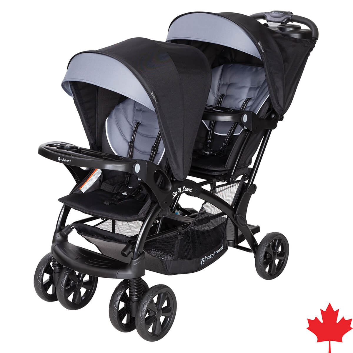 Baby Trend Sit N' Stand Double Stroller, Emery, NC76C61