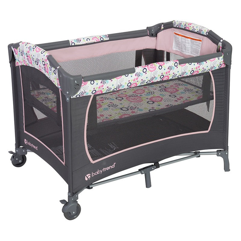 Baby Trend Lil Snooze Deluxe Nursery Center Playard with full-size bassinet