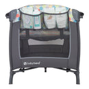 Load image into gallery viewer, Baby Trend Lil' Snooze Deluxe II Nursery Center Playard with side diaper storage