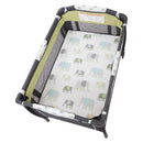 Load image into gallery viewer, Top view of the Baby Trend Lil' Snooze Deluxe II Nursery Center Playard