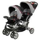 Load image into gallery viewer, Baby Trend Sit N' Stand Double Stroller for two children or twins in red and neutral color