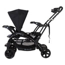 Load image into gallery viewer, Baby Trend Sit N' Stand Double Stroller can transform with a child sitting in front and another child using the rear stand on platform or to sit